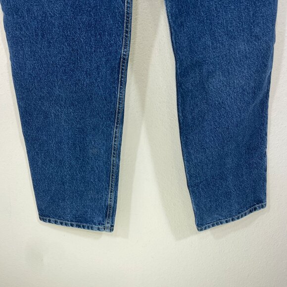 Cinch Jeans Men’s 35x32 Blue Black Label Relaxed Tapered Denim Loose Fit Western - Picture 6 of 6